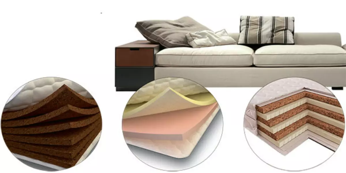 Ghế sofa bếp thẳng (62 ảnh): Ghế sofa nhỏ cho nhà bếp không có phòng ngủ, tùy chọn thiết kế nội thất 9376_47