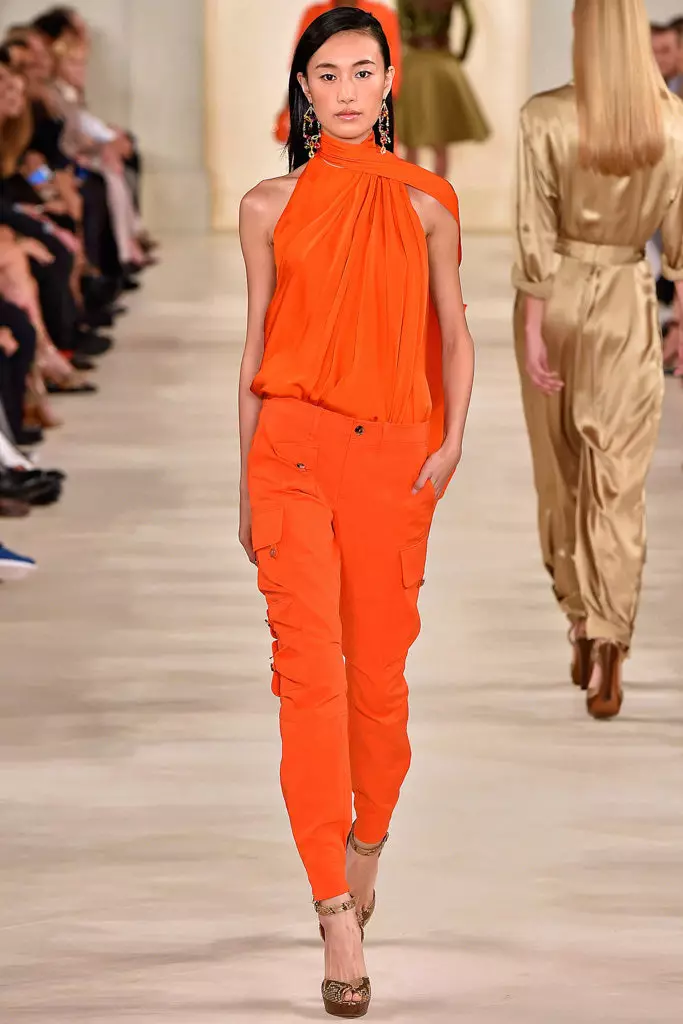 Orange hlače (58 fotografij): Kaj nositi 937_16