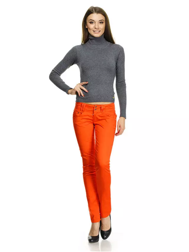 Orange pantalone (58 slike): šta da obučem 937_27