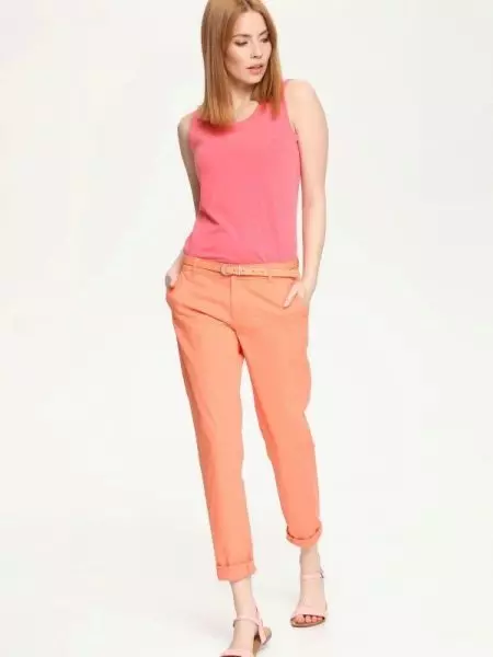 Orange pantalone (58 slike): šta da obučem 937_30