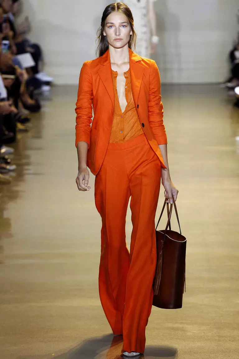 橙色裤子（58张照片）：穿什么 937_5