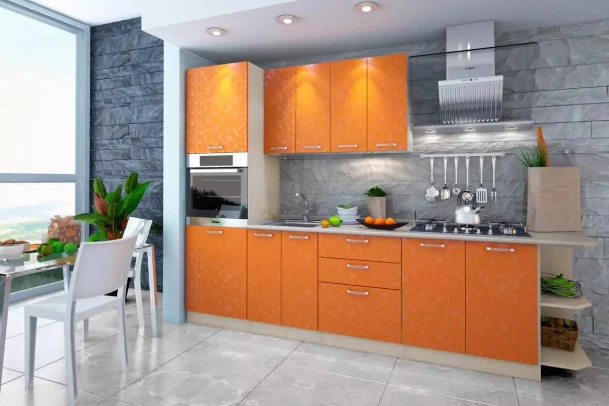 模塊化廚房（79張照片）：普羅旺斯家具和其他款式的廚房耳機。選擇現成廚房經濟級 9381_8