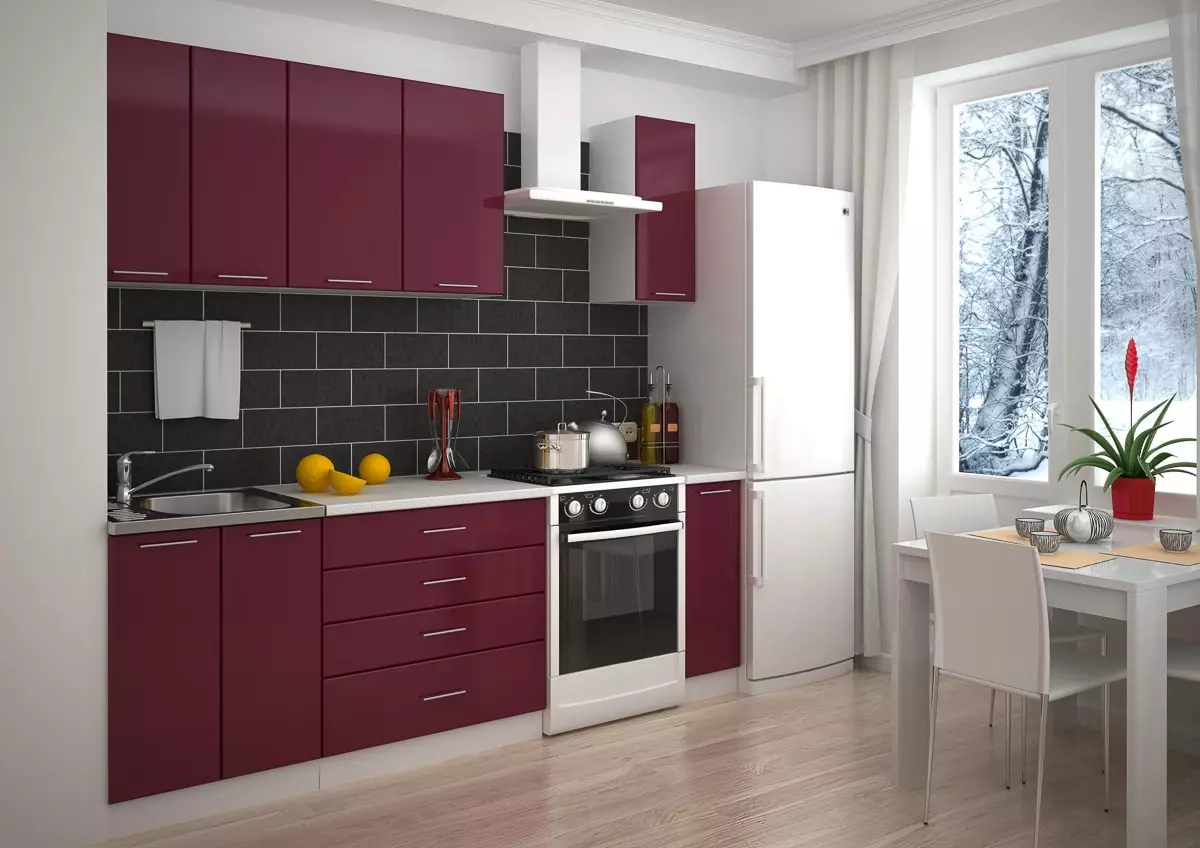 模塊化廚房（79張照片）：普羅旺斯家具和其他款式的廚房耳機。選擇現成廚房經濟級 9381_9