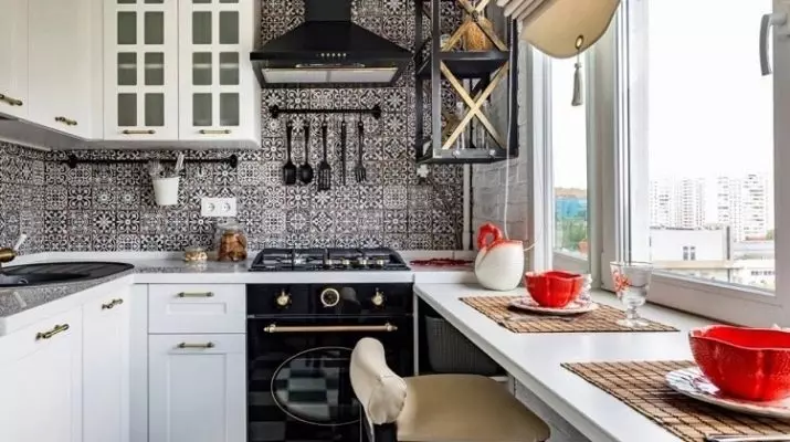 Design de cozinha em apartamento com um quarto (58 fotos): opções para projetar uma cozinha separada no Odnushka, um interior de cozinha simples em um apartamento de 1 quarto 9416_42