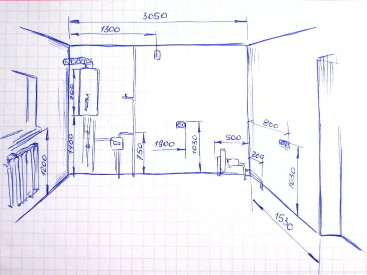 Design Design ao Khrushchev 6 metatra toradroa. m miaraka amin'ny vata fampangatsiahana (65 sary): Lalàna sy ny haben'ny lakozia fitodiana 6 efamira 9424_26