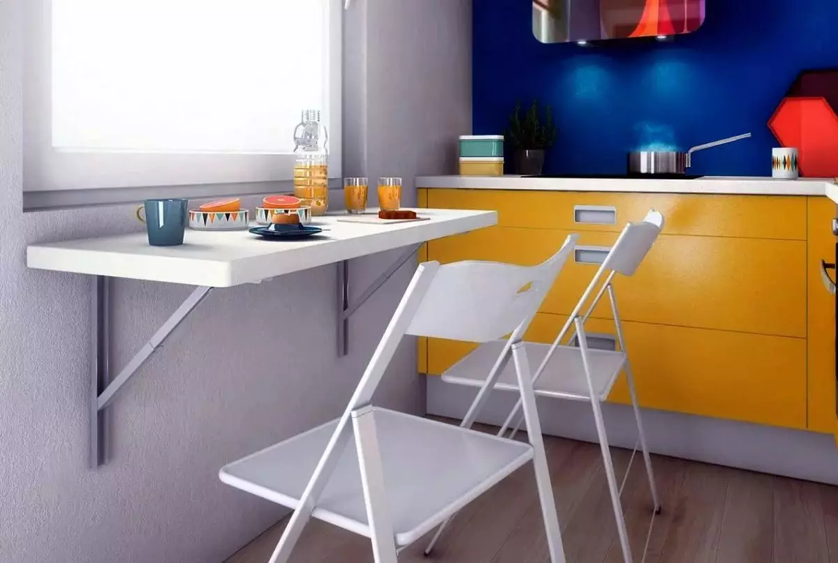 キッチンデザイン冷蔵庫（67枚の写真）：面白いプロジェクトや内装のオプション。必要な家具を収容する方法 9432_29