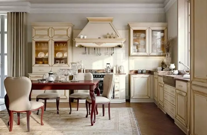 Μεγάλο σχέδιο κουζίνας σε ιδιωτικό σπίτι (49 φωτογραφίες): σχεδιασμός και εσωτερικές επιλογές για μια μεγάλη κουζίνα περιοχής. Πώς να το δώσετε με έπιπλα; 9449_42