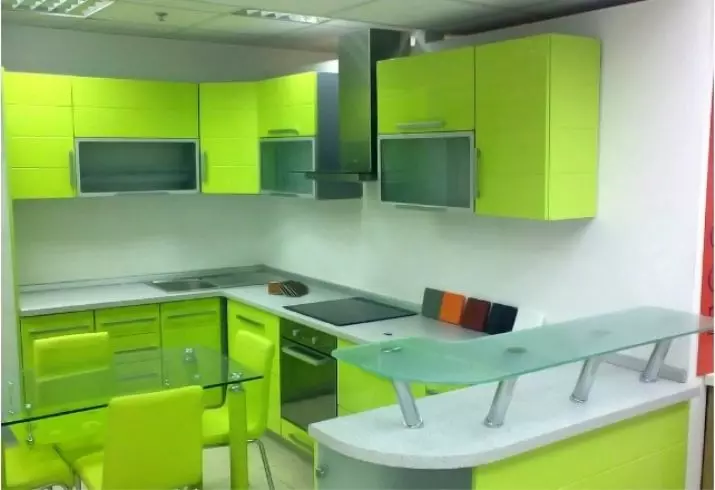5 квадратни кујнски дизајн. M (100 фотографии): поправка во кујната 5 квадратни метри, кујна сет и друг мебел, идеи планирање за мала кујна 9454_61