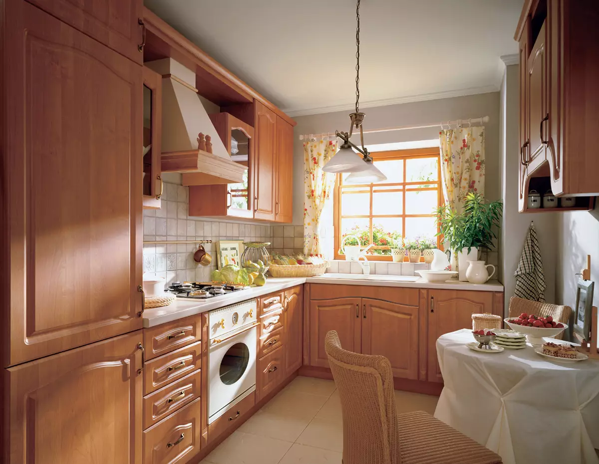Virtuvės dizainas 9 kvadratiniai metrai. M (143 nuotraukos): planavimo ir interjero virtuvės idėjos 9 kvadratinių metrų tipiškuose butuose, dizainerio projektuose 9456_99