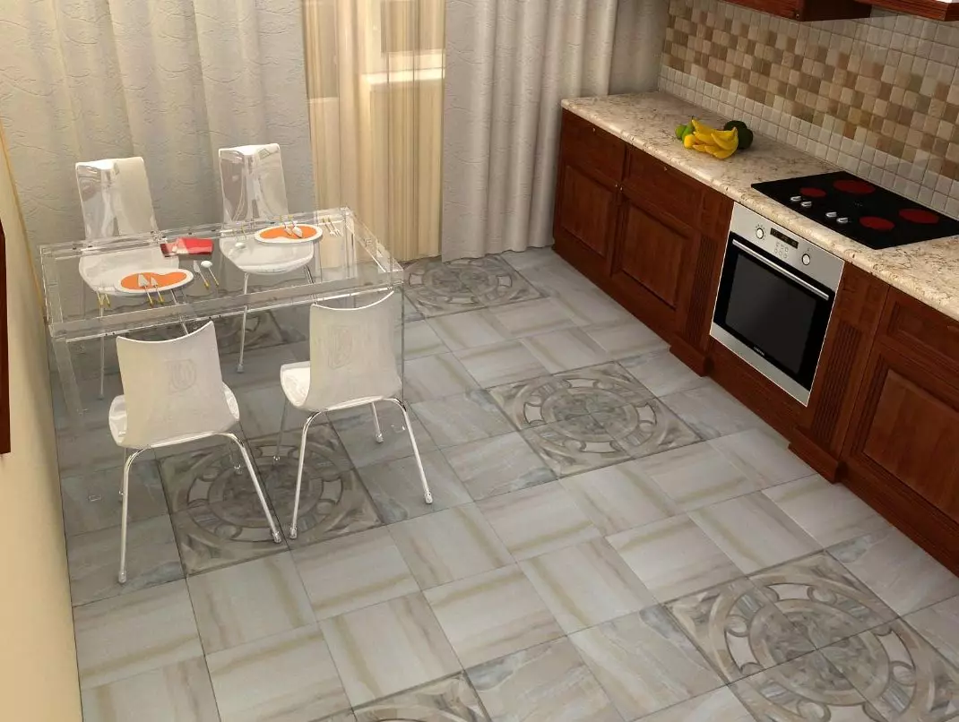 Köök Design 9 ruutmeetrit. M koos rõduga (71 fotot): köögi sisemuse paigutus ja valikud, millel on juurdepääs rõdule, remondi soovitustele 9466_21