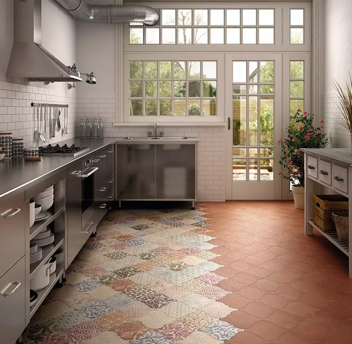 Kuchyňský design 9m². M s balkonem (71 fotek): rozložení a možnosti pro interiér kuchyně s přístupem k balkonu, doporučení o opravách 9466_22