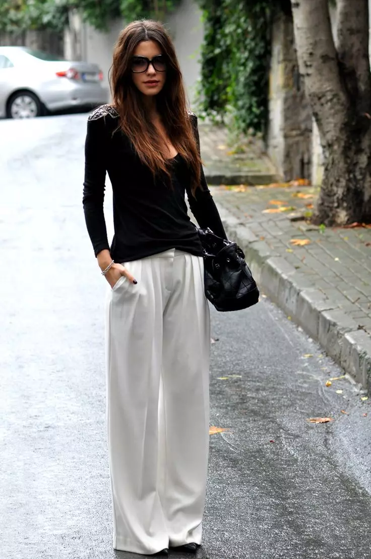 Trousers cyrours (foto 59): Modelsdị owu, ihe kpatara ya 946_2