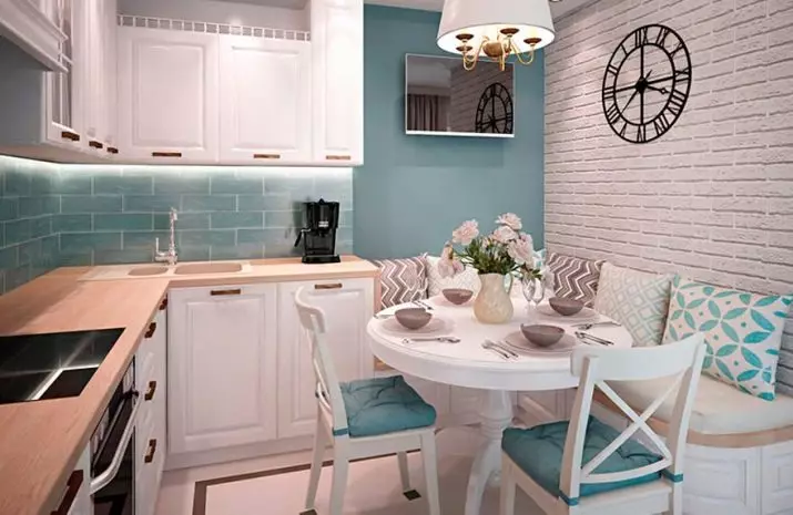 面板房屋廚房（61張照片）：小尺寸廚房的室內設計選項，調度差別 9476_56