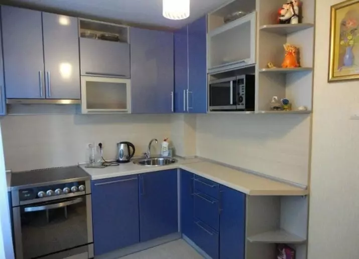 Khrushchev'deki Mutfak Boyutları (26 Fotoğraf): Standart alan nedir ve küçük bir mutfak tasarımı nasıl olabilir? 9477_13