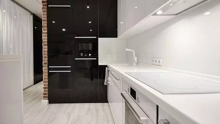 廚房 - 工作室20平方米。 M（50張照片）：公寓內設有20個正方形面積的組合式房間的設計選項 9488_49
