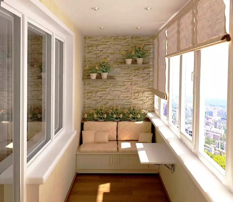 Projekt kuchni 12 m2 M. M z balkonem (47 zdjęć): pomysły kuchenne 12 metrów kwadratowych z balkonem, układ kuchenny z dostępem do balkonu 9498_14