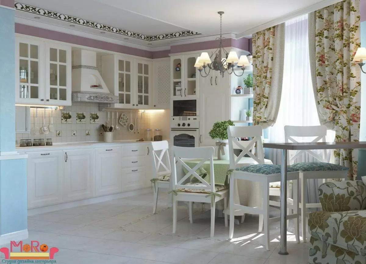 ديزاين مطبخ غرفة المعيشة (152 صورة / صور): الغرف الداخلية مجتمعة في الشقة، أمثلة على مشاريع المطبخ، جنبا إلى جنب مع القاعة، خيارات التصميم 9515_129