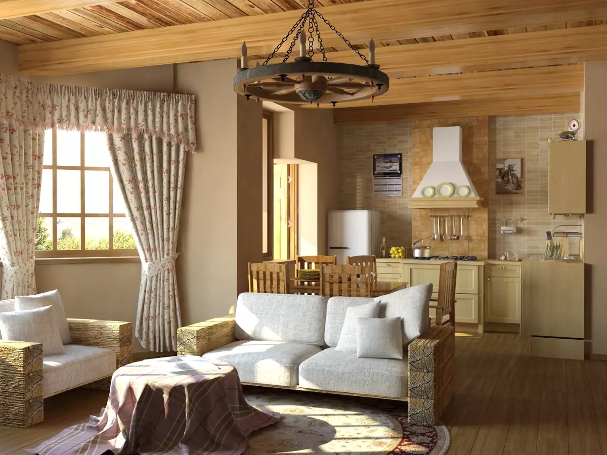Dizaina virtuve Dzīvojamā istaba (152 fotogrāfijas): kombinēto telpu interjers dzīvoklī, virtuves projektu piemēri, apvienojumā ar zāli, dizaina opcijas 9515_137