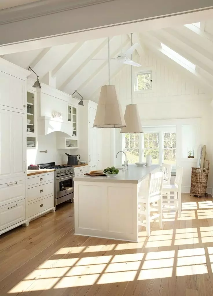 Dapur kecil yang nyaman (40 foto): Pilihan desain interior untuk dapur kecil. Bagaimana cara membuat dapur indah dan menciptakan kenyamanan di dalamnya? 9528_9