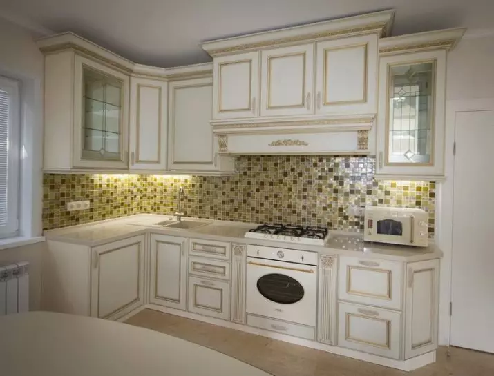 Cucina in stile classico bianco (63 immagini): cucina classica in moderno interno classico, design bianco cucina 9543_63