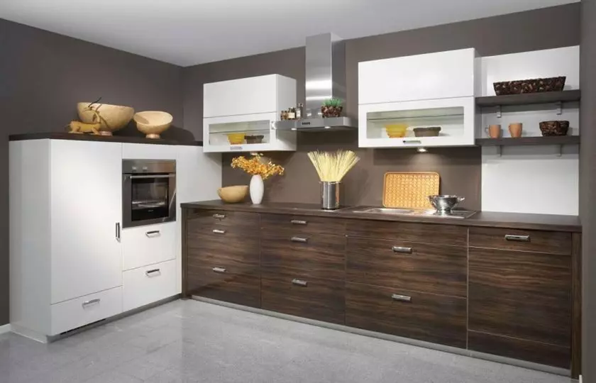 Навісні шафи для кухні (56 фото): кухонні підвісні настінні верхні шафки 36-60 см і 72-96 см, інші варіанти 9561_15