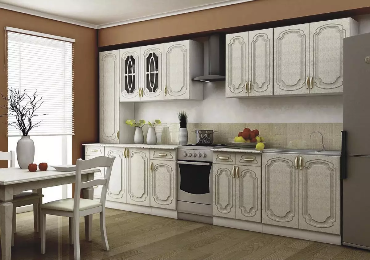 Mutfak için menteşeli dolaplar (56 fotoğraf): mutfak asma duvar üst dolapları 36-60 cm ve 72-96 cm, diğer seçenekler 9561_32