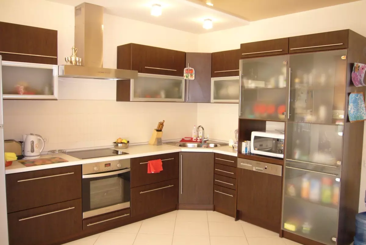 کابینت های آشپزخانه برای آشپزخانه (56 عکس): آشپزخانه به حالت تعلیق دیوار بالا قفسه 36-60 سانتی متر و 72-96 سانتی متر، گزینه های دیگر 9561_42