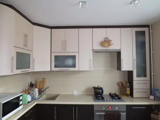 Окачените шкафове за кухня (56 снимки): кухненски окачен на стената топ шкафчета 36-60 см и 72-96 см, и други опции 9561_8