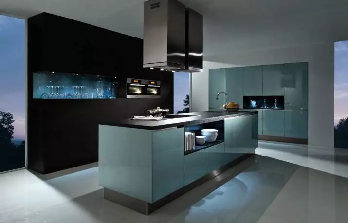 Virtuves austiņas (184 fotoattēli): virtuves dizaina iespējas, skaistu dažādu veidu vadītāju paraugi, stilīgi un neparasti modeļi, interesantas idejas interjerā 9564_128