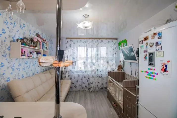 Вітальня і дитяча в одній кімнаті (72 фото): як поєднати зал і дитячу? Зонування шторами. Дизайн кімнат 18-20 кв. метрів і інших розмірів 9618_37