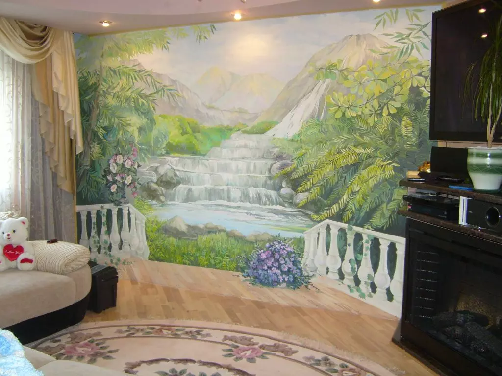 客廳繪畫：在大廳裡的牆面繪畫的裝備和飾品的選擇和主題 9622_10