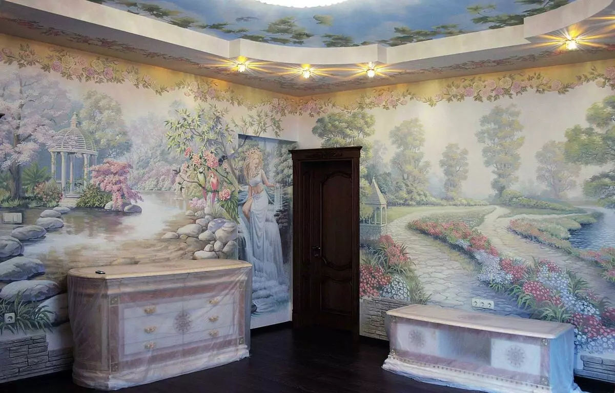 客廳繪畫：在大廳裡的牆面繪畫的裝備和飾品的選擇和主題 9622_8