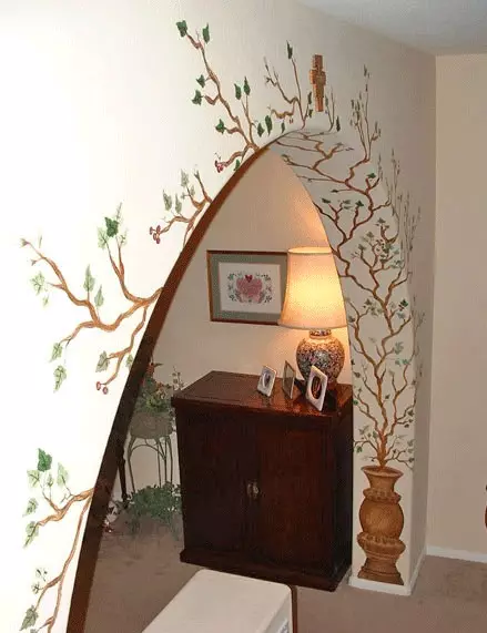 Архије у ходнику (46 фотографија): Арцх Дизајн гипс картоне уместо врата и прелепих лукова од дрвета, остале опције у унутрашњости дневног боравка 9628_36