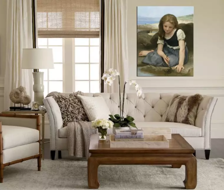 Maľby v obývacej izbe (44 fotografií): Vyberte modulárne a iné typy obrázkov v modernom štýle pre interiér haly v byte 9633_17