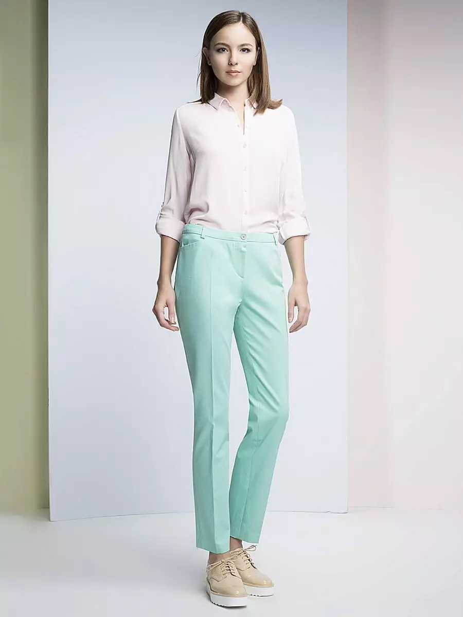 Turquoise pants (74 photos): what to wear 963_29