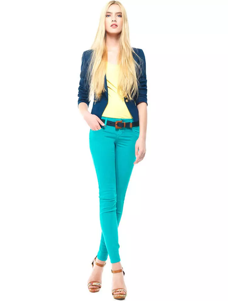 Turquoise pants (74 photos): what to wear 963_38