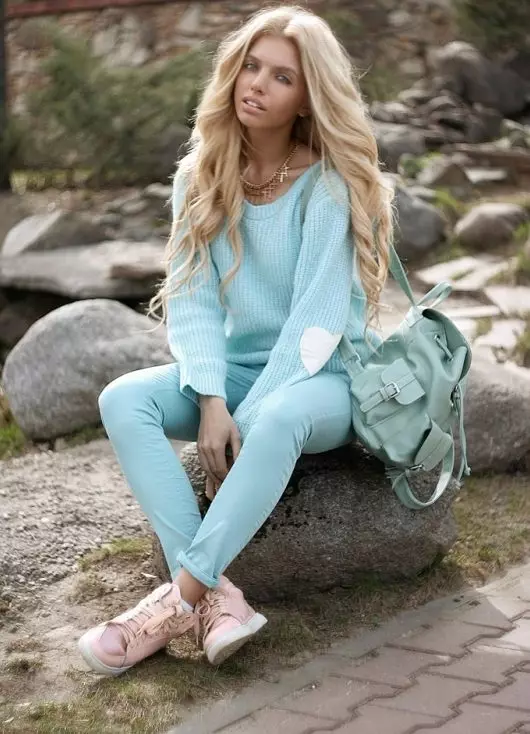 Turquoise pants (74 photos): what to wear 963_62