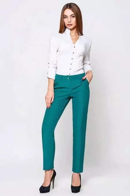 Turquoise pants (74 photos): what to wear 963_67