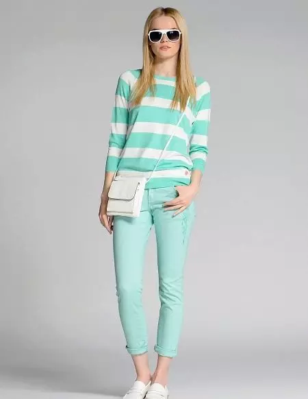 Turquoise pants (74 photos): what to wear 963_70