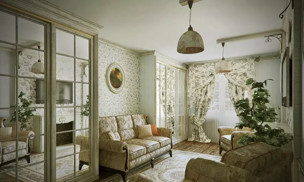 Stretch-Decken aus einer Ebene für die Halle (56 Fotos): Zweifarbige Einzeldecken in der Wohnung, kombinierte glänzende und matte Stretchdecken im Inneren 9640_43