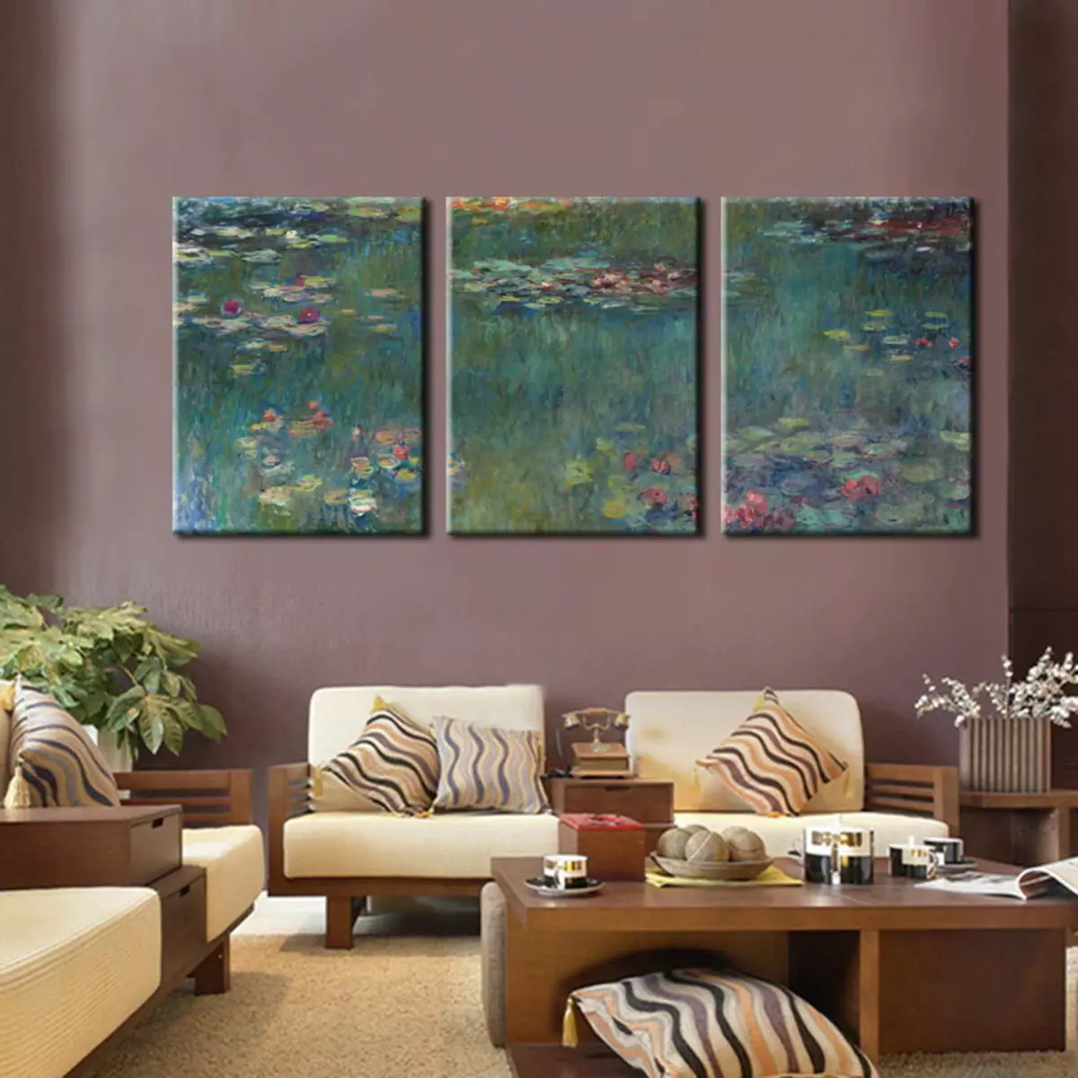 Wall Decor v obývacím pokoji (66 fotek): Nejlepší dekorace pro dekorativní dekorativní akcent stěny v hale. Co je lepší ozdobit prázdnou zeď? Jak ozdobit velkou zeď? 9642_53
