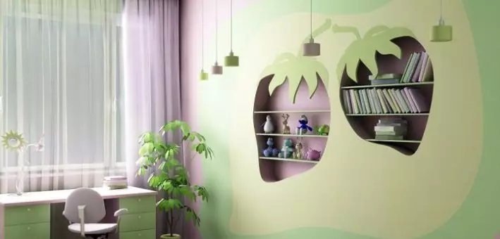 Nínxol de plaques de guix a la sala d'estar (44 fotos): Com organitzar un nínxol a la paret de la sala? Exemples de disseny d'interiors amb nínxol 9652_3
