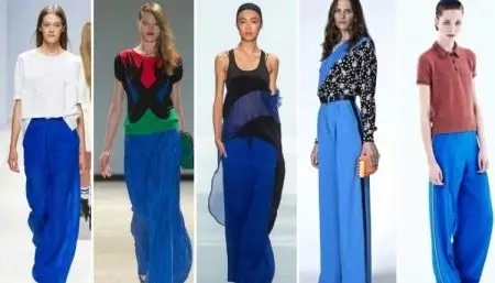 Hva å ha blå bukser 2021 (109 bilder): lyse og mørkblå, kvinnelige stilige modeller 967_36