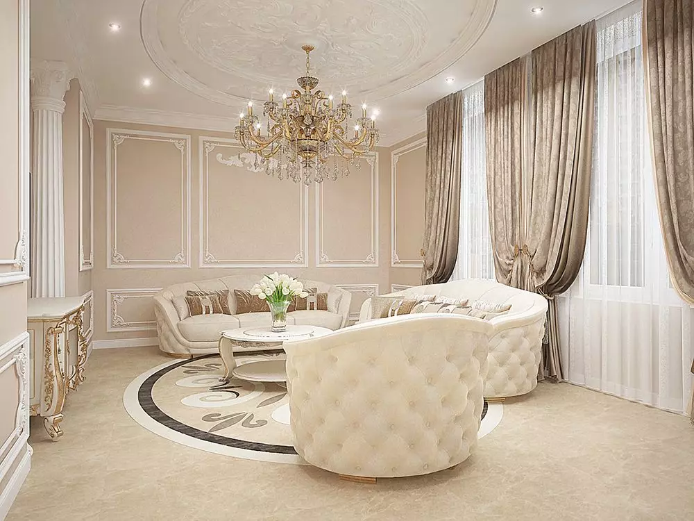 经典客厅（88张照片）：风格的室内设计现代风格和美式典雅，美丽的客厅鲜艳的色彩，在房间里选择绘画 9681_35