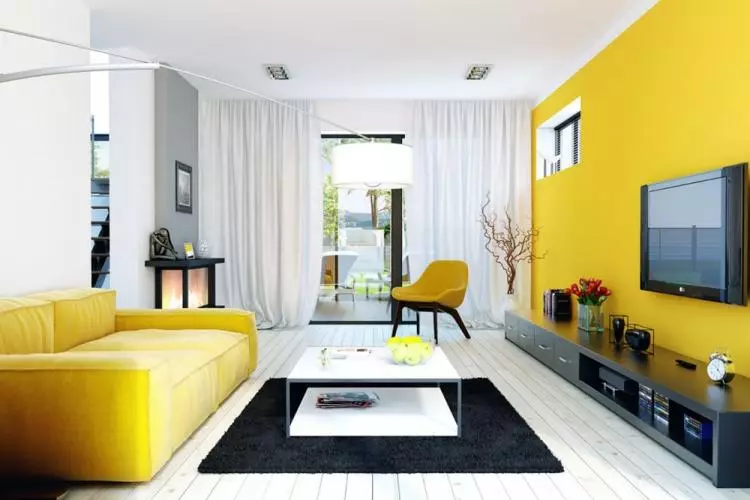 Дизайн залу в квартирі (168 фото): нюанси оформлення інтер'єру віталень кімнат. Як оформити зал в звичайній квартирі красиво і просто? 9682_137