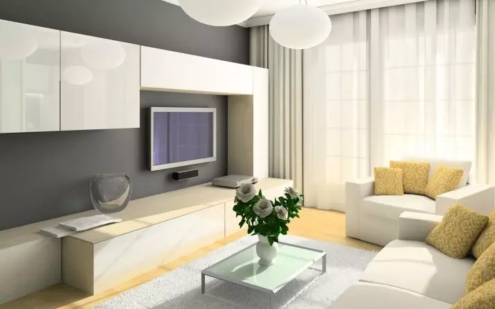 Дизайн залу в квартирі (168 фото): нюанси оформлення інтер'єру віталень кімнат. Як оформити зал в звичайній квартирі красиво і просто? 9682_167