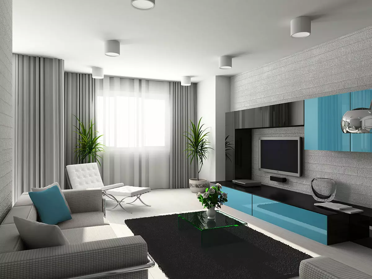 Дизайн залу в квартирі (168 фото): нюанси оформлення інтер'єру віталень кімнат. Як оформити зал в звичайній квартирі красиво і просто? 9682_5