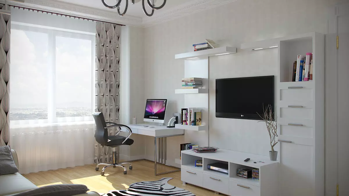 Дизайн залу в квартирі (168 фото): нюанси оформлення інтер'єру віталень кімнат. Як оформити зал в звичайній квартирі красиво і просто? 9682_96