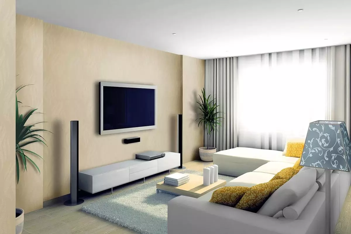 Stue i lette farver (80 billeder): Interiørdesign i klassiske og moderne lysstile, brugen af ​​lyse accenter i det lyse rum 9696_13