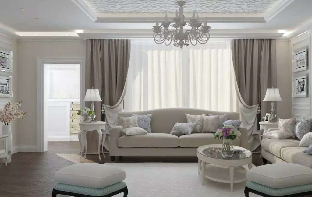 Stue i lette farver (80 billeder): Interiørdesign i klassiske og moderne lysstile, brugen af ​​lyse accenter i det lyse rum 9696_53